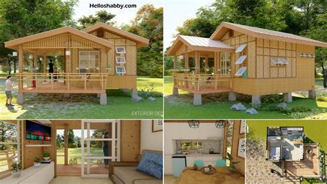 elegant bahay kubo design|Modern Bahay Kubo Design with Native Furniture .